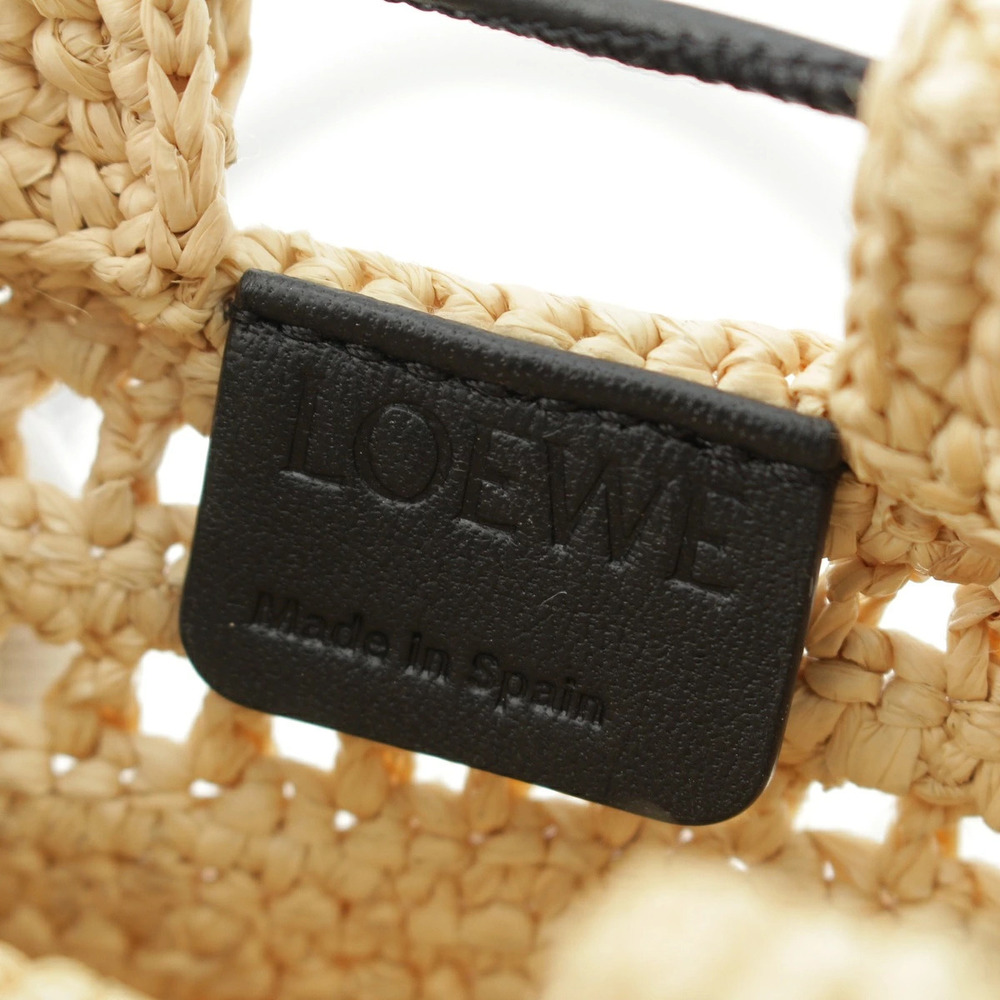Loewe Raffia Drawstring Pocket Shoulder Bag - Picture 7 of 8